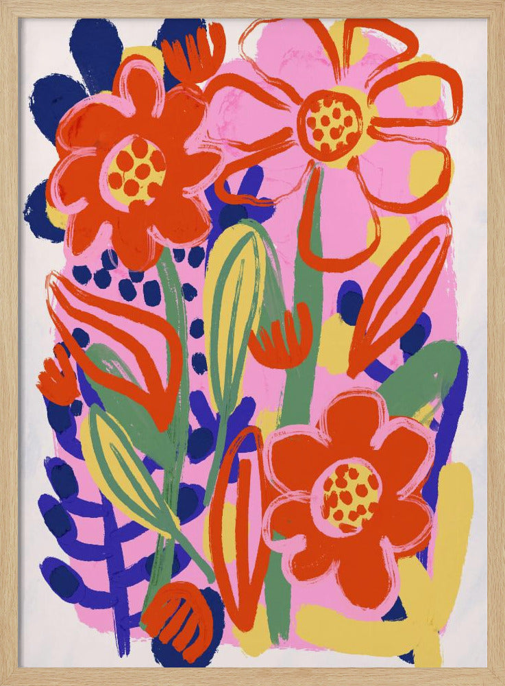 Summer Flowers No 2 Poster