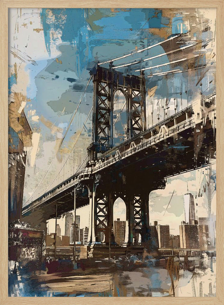 Manhattan Bridge - New York Poster