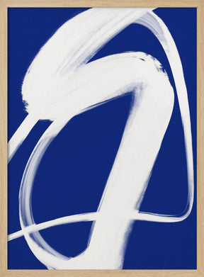 White wave no 4 Poster