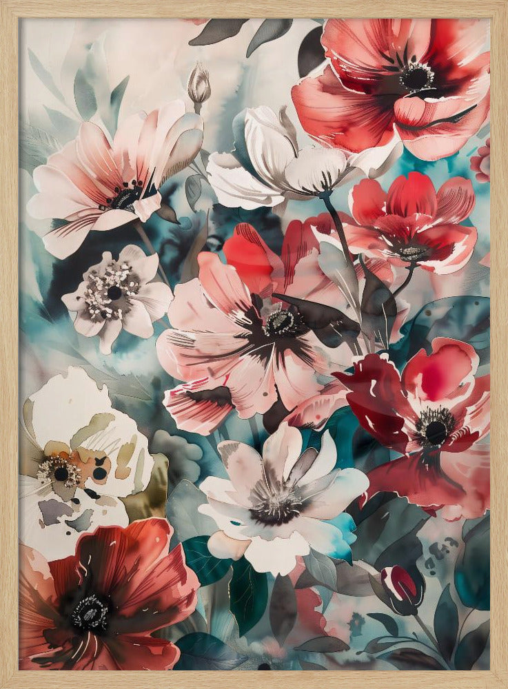 Watercolor Floral No. 11 Poster