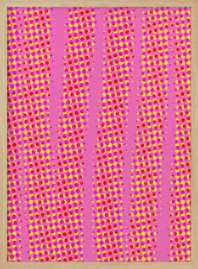 Pink Dots Pattern Poster