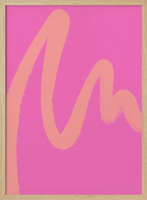 Pink Wave No 9 Poster