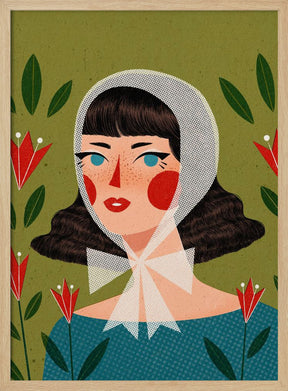 Retro Portrait Poster