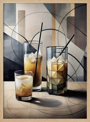 Cubist Cocktails Poster