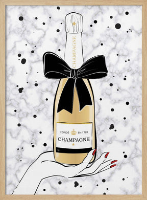 Holding Champagne Poster