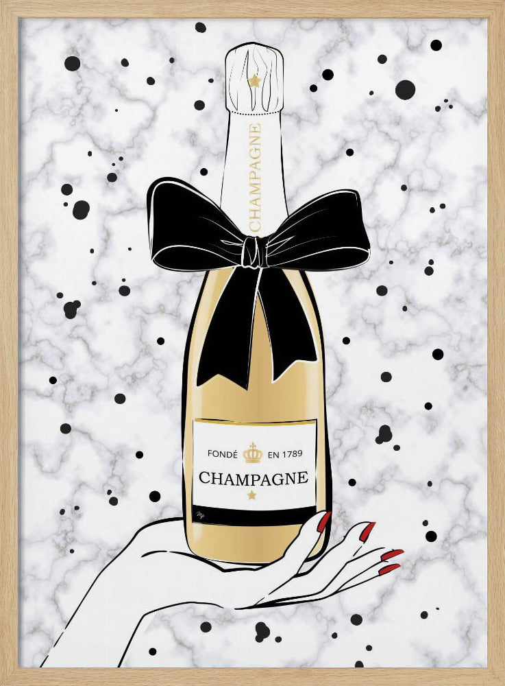 Holding Champagne Poster