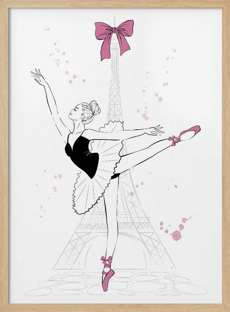 French Ballerina Poster