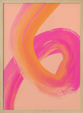 Color Strokes No 13 Poster