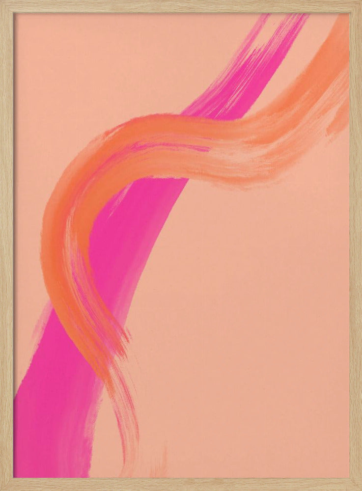 Color Strokes No 16 Poster