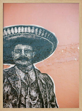 Mexican wall art in Oaxaca Poster