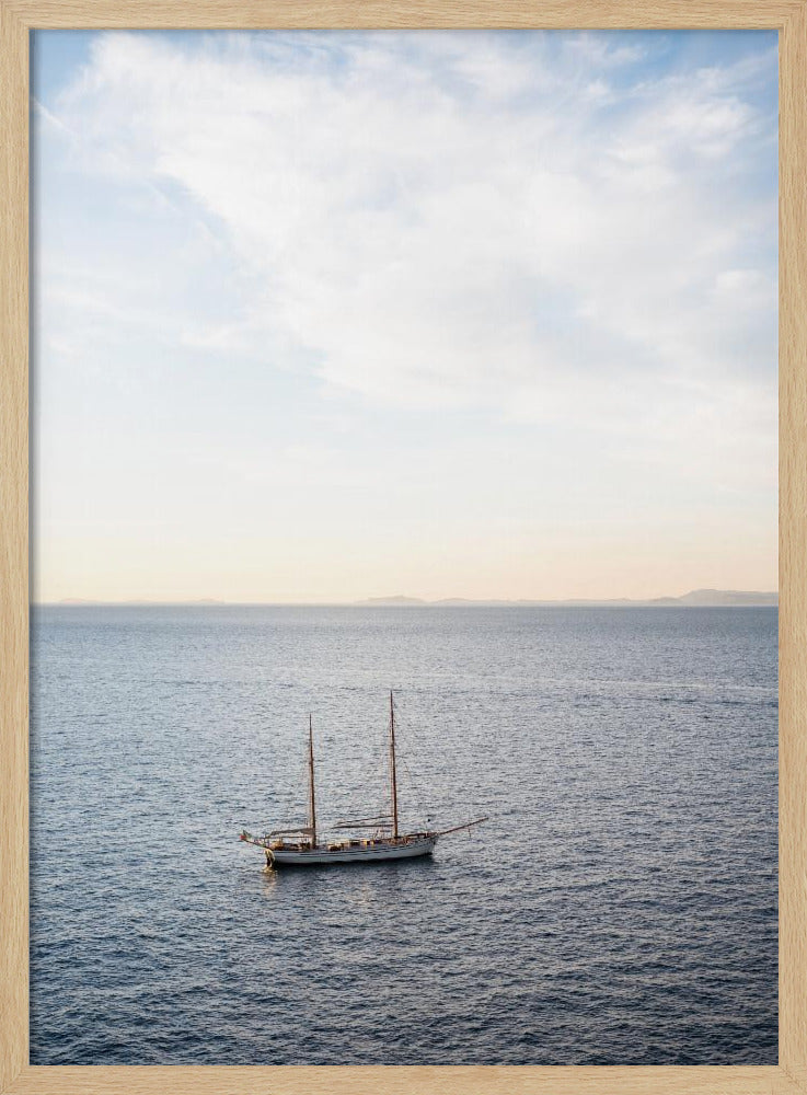 Amalfi Coast Sailing | Italy Travel Photography Poster