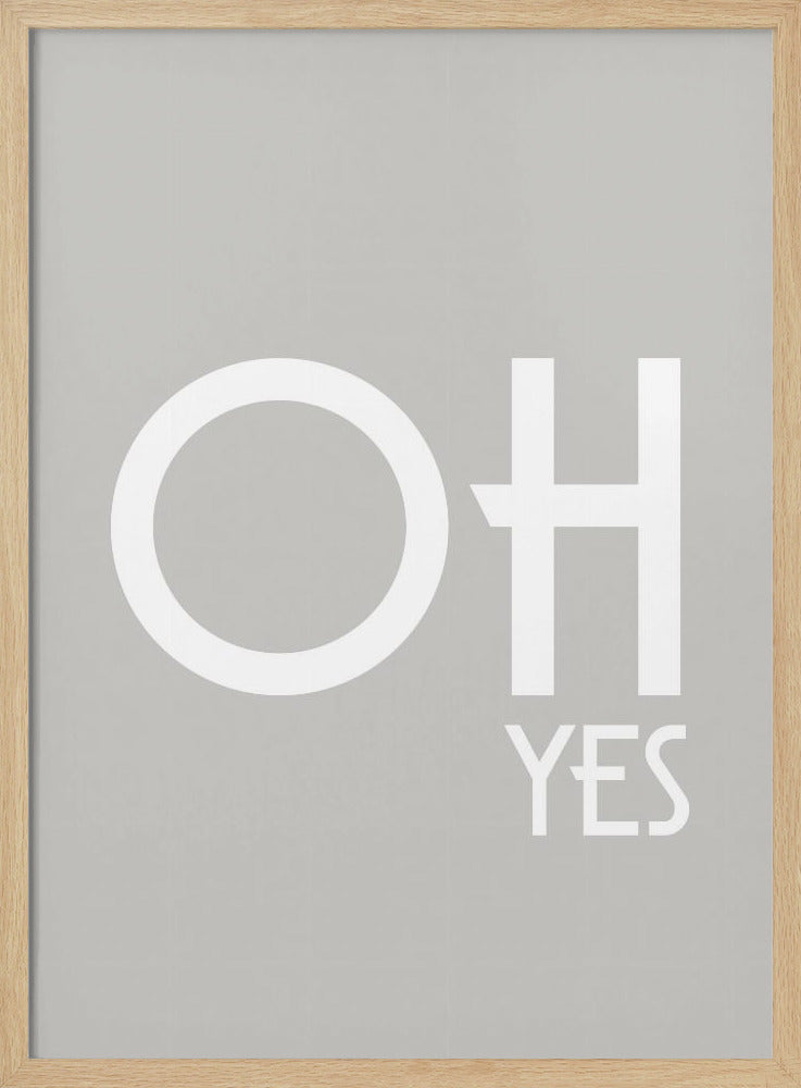 Oh Yes Griratio 2x3 Print By Bohonewart Poster