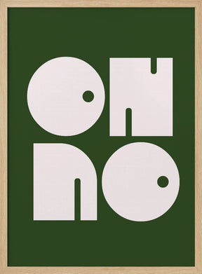 Oh No Green.psdratio 3x4 Print By Bohonewart Poster