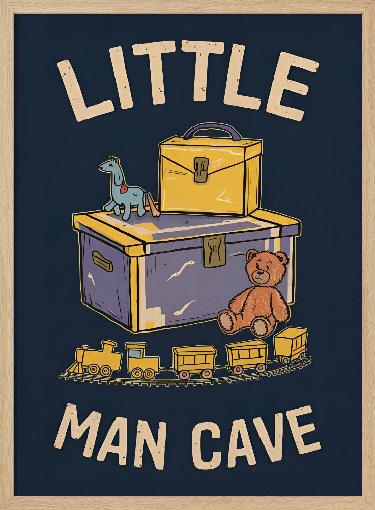 Little Man Cave Poster