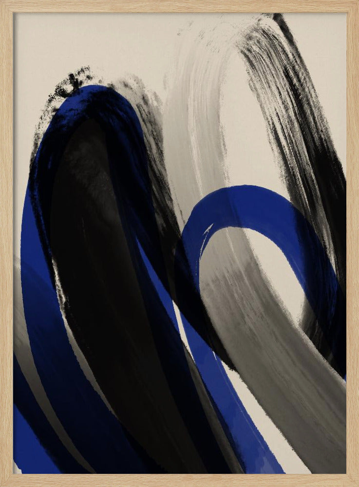 Black And Blue No 1 Poster