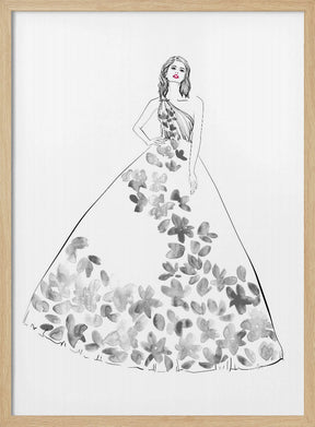 Oleta fashion illustration Poster