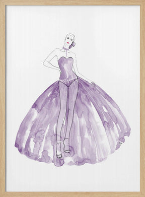 Beren fashion illustration Poster