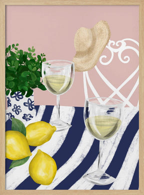 White wine for two Poster