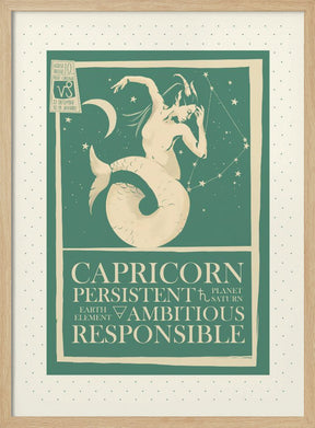 Capricorn Zodiac Poster Poster