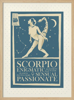 Scorpio Print Poster