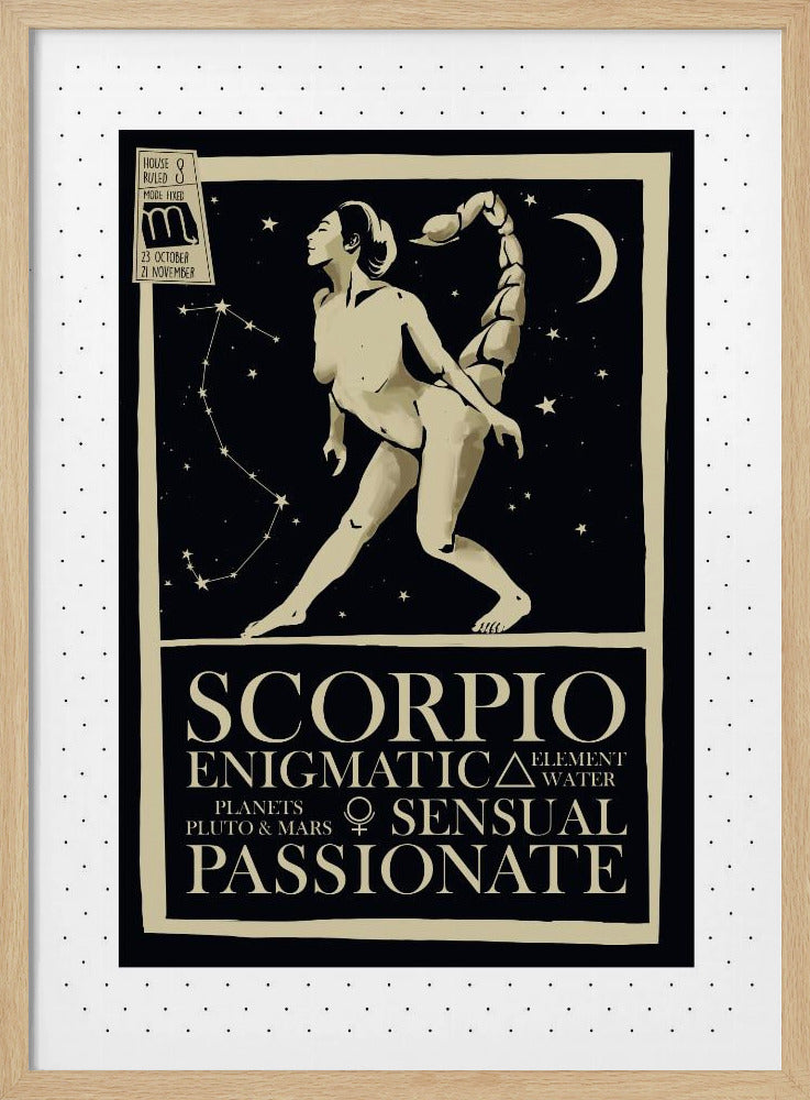 Scorpio Print Poster