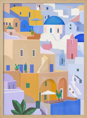 Santorini, Greece Poster