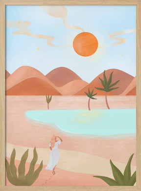 Desert Oasis Poster