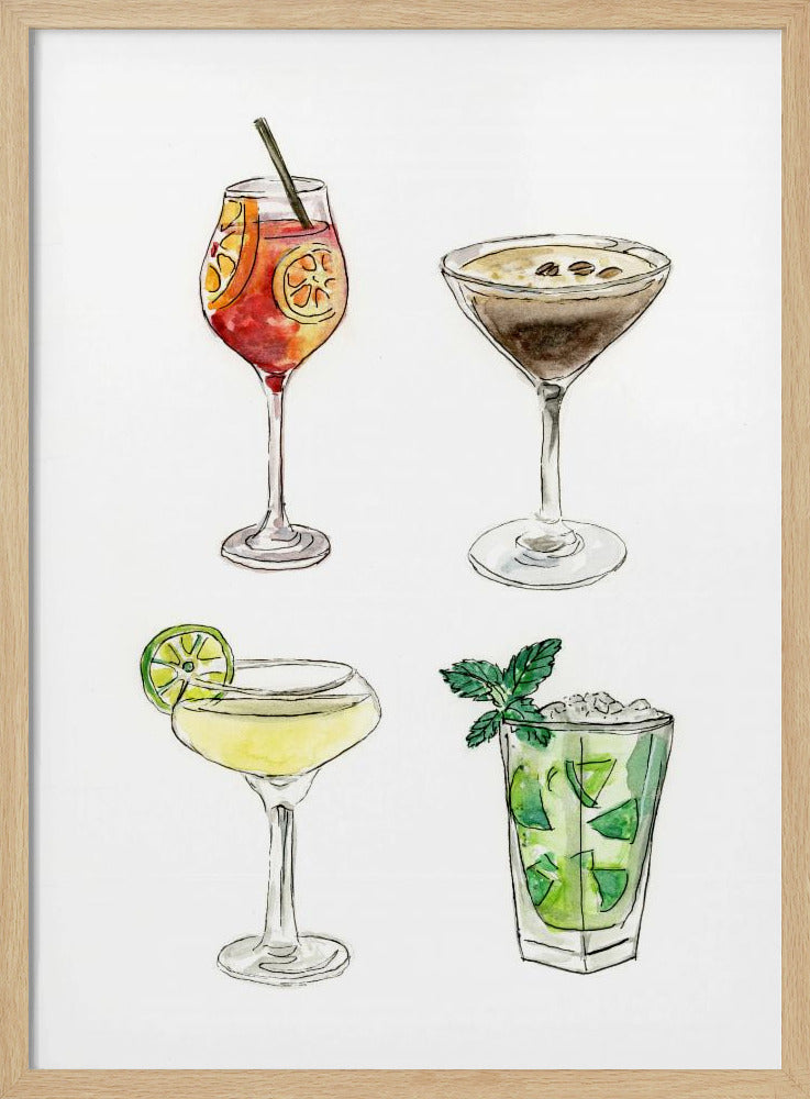 Cocktails Poster