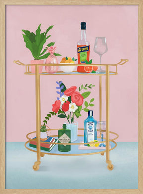 Bar Cart Poster