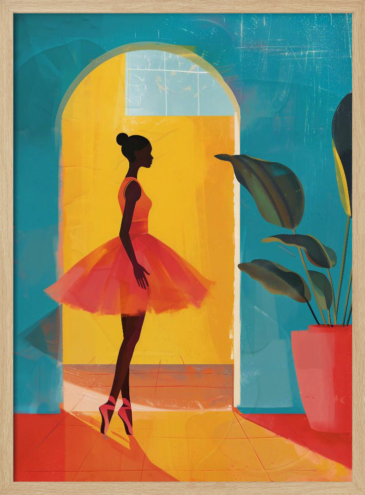 Caribbean Ballerina Poster