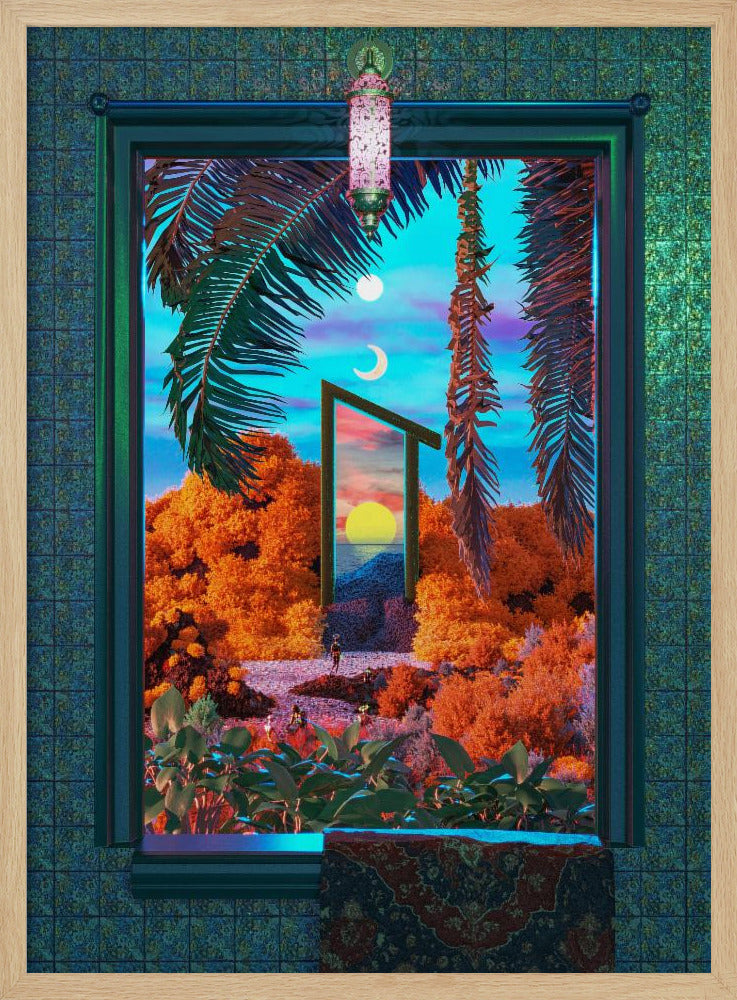 Fantasy Portal Scene Poster