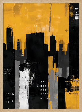 Big City Skyline Poster