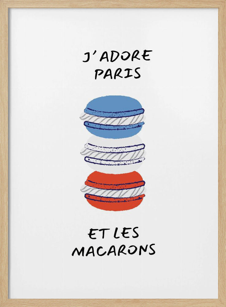 J´adore Paris Poster