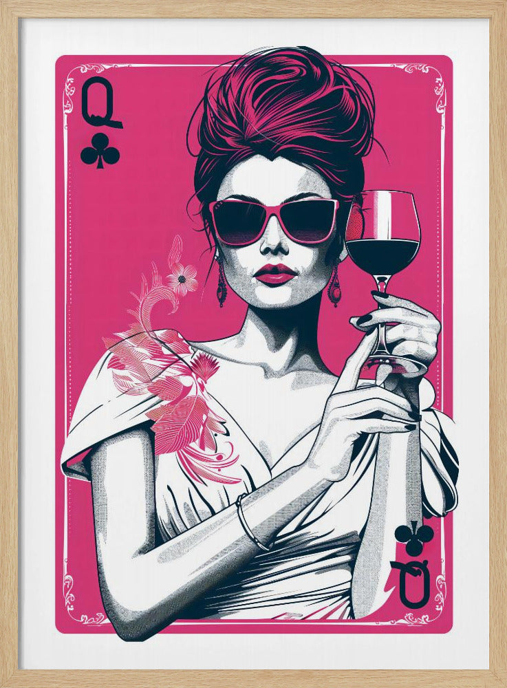 Queen of Clubs Poster