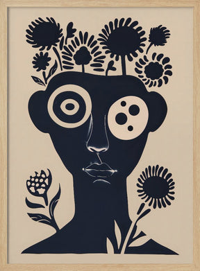 Flower Head Poster