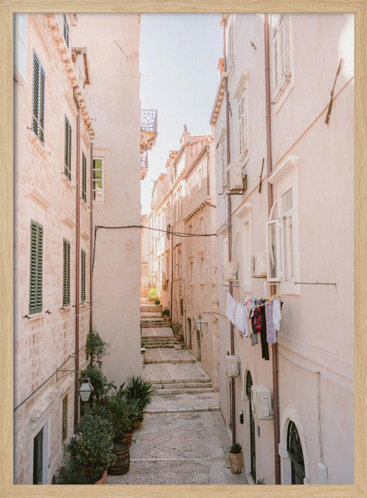 Streets of Dubrovnik Poster