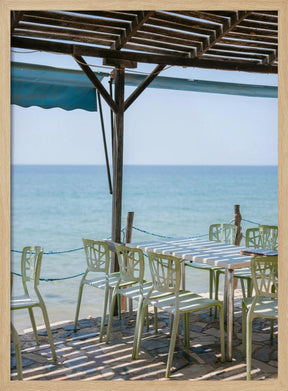 Oceanside View in Morocco Poster