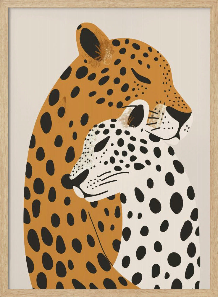 Leopard Mom Poster