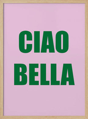 Ciaobellagreen Ratioiso Poster