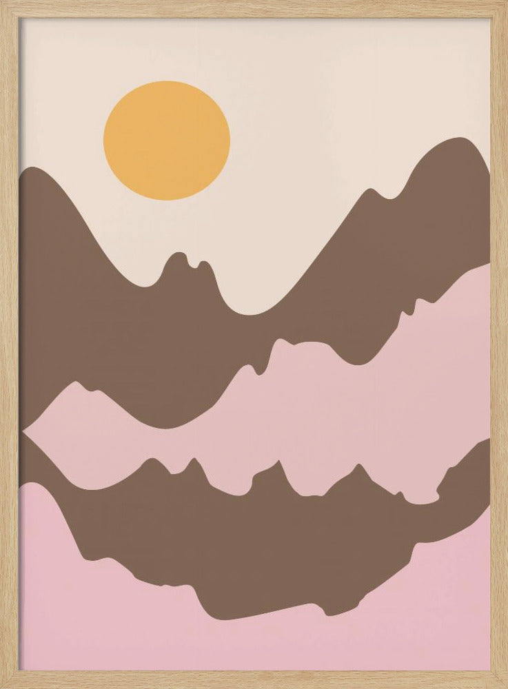 Abstractsunset Ratioiso Poster