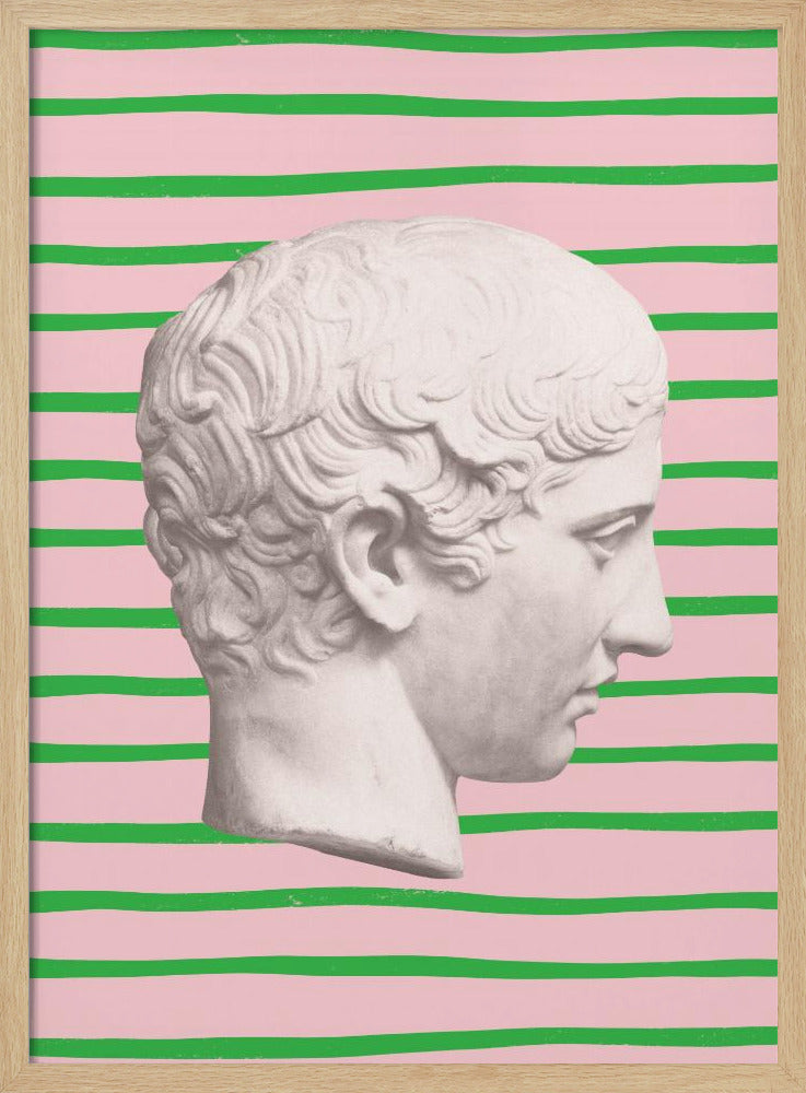 Ancientstatuestripes Ratio2x3 Poster