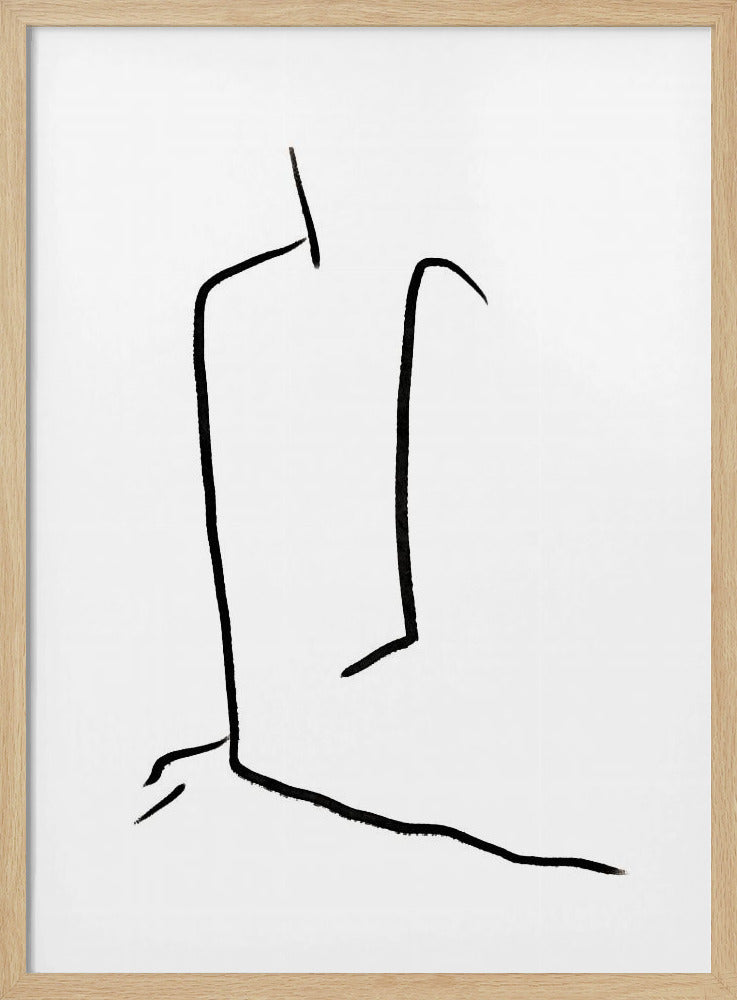 Bwwomanlineart Ratioiso Poster