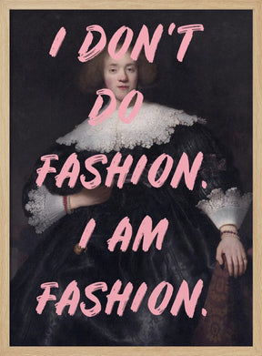 Iamfashionii Ratioiso Poster