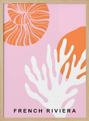 Rivierapinkorange Ratioiso Poster