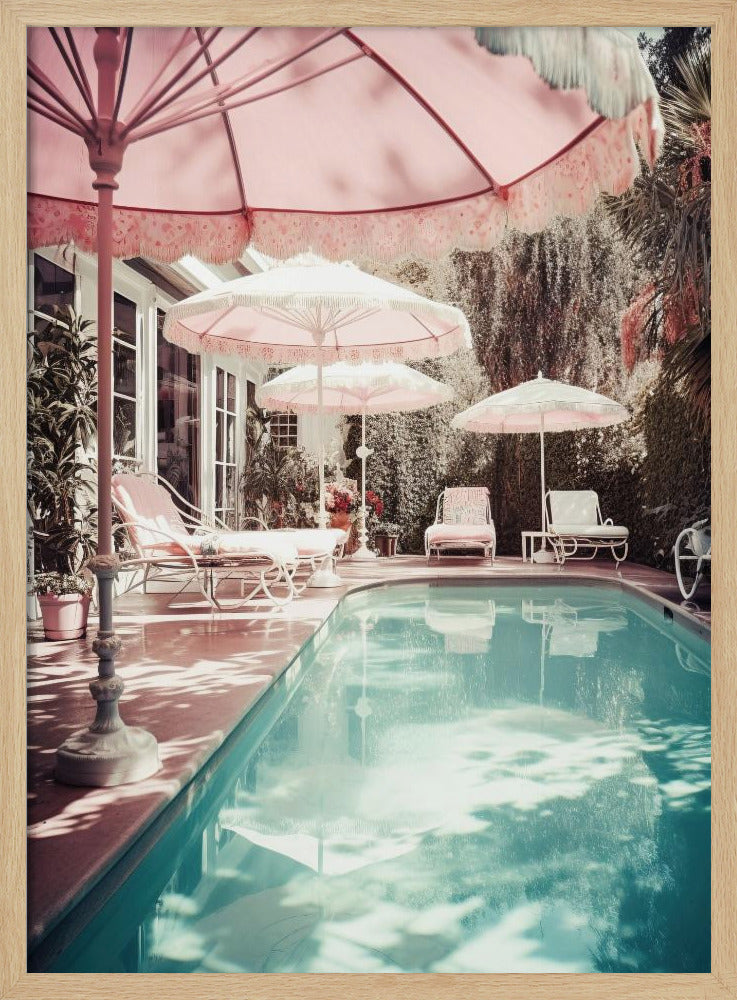 Glam Pool Life Poster