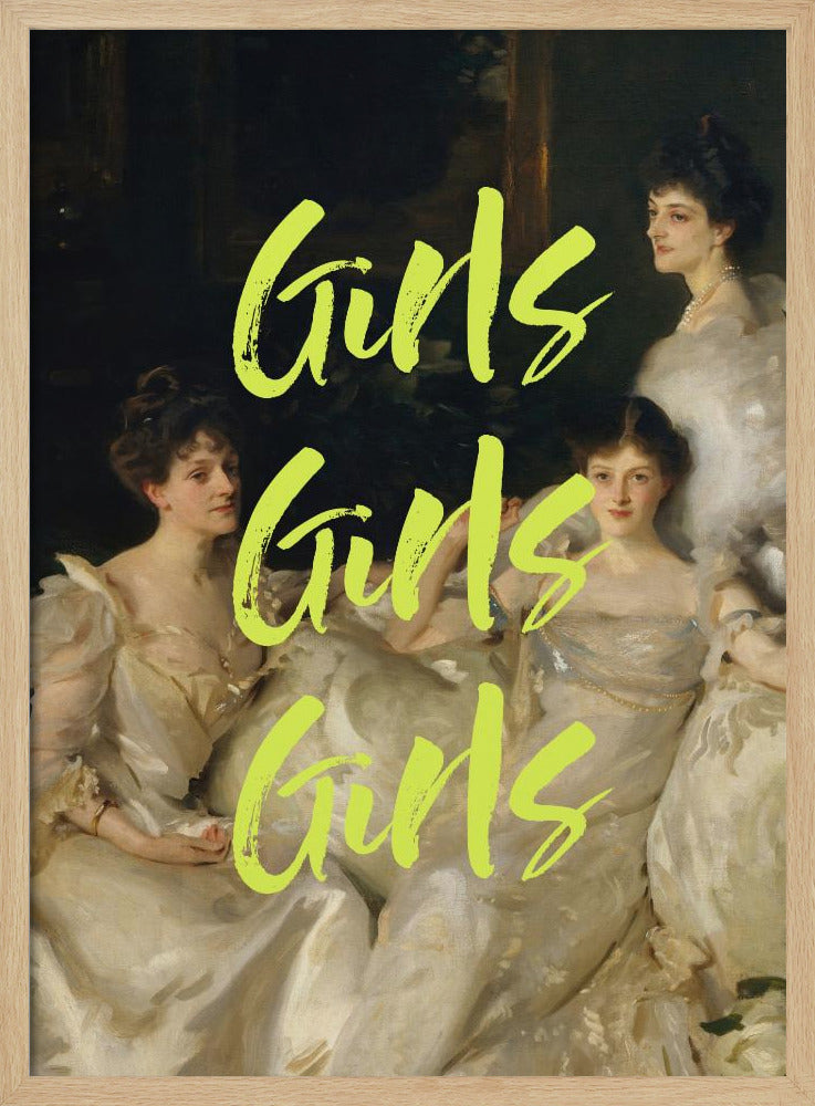 Girlsgirlsgirlsyellow Ratioiso Poster