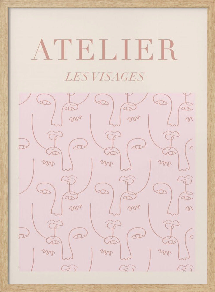 Atelierfacespink Ratioiso Poster