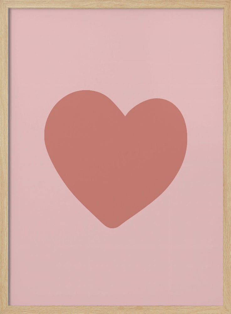 Terracottaloveheart Ratioiso Poster