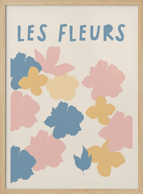 Lesfleursblue Ratio2x3 Poster