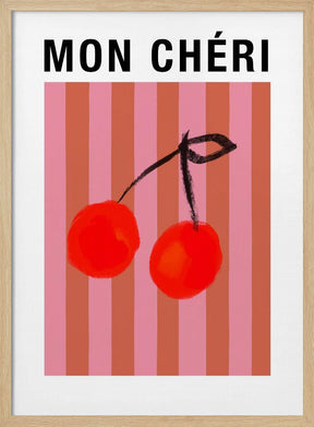 Stripedcherries Ratioiso Poster